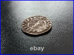 1199-1216 King John Hammered Silver Short Cross Penny RAVF ON LVND London R07AB