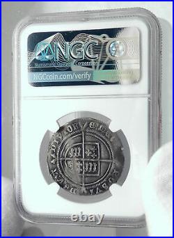 1551 GREAT BRITAIN England Tudor King Edward VI Silver Shilling Coin NGC i81191