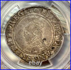 1592-95 Great Britain Silver Shilling PCGS VF Detail Great Original Patina CHN