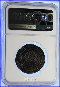 1624 GREAT BRITAIN UK King JAMES I of KJV Bible Silver Shilling Coin NGC i106433