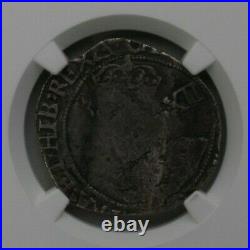 1639-1640 Great Britain 1 Shilling Silver NGC Clipped