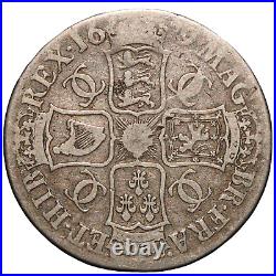 1679 Great Britain Charles II Crown Coin (Engraved, FC 1801)