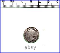 1686 King James II Genuine Silver Maundy Fourpence Coin (cn-958)