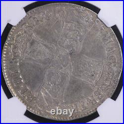 1687 England James II Silver Crown NGC XF 40 ESC-78 Great Britain