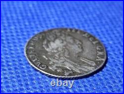 1697 Y Sixpence (York Mint) William III British Silver Coin