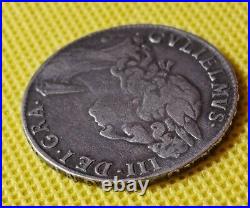 1698 HALFCROWN WILLIAM III British Silver Coin