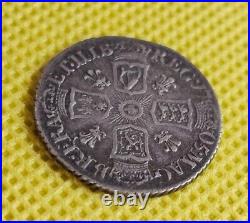 1705 Sixpence Anne British Silver Coin