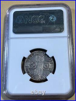 1711 Great Britain 1 Shilling 4th Bust Silver Coin Graded AU53 by NGC