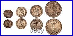 1732 George II Maundy set Great Britain silver coins