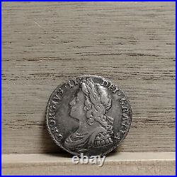 1734 Shilling Great Britain Silver Coin George II