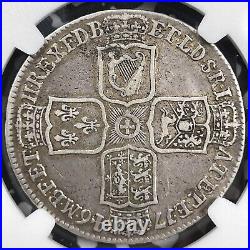 1746 Great Britain George II 1/2 Crown NGC VF25 Lot#G4681 Silver