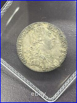 1787 Great Britain George III 1 Shilling Silver! Nice! KM#606.2