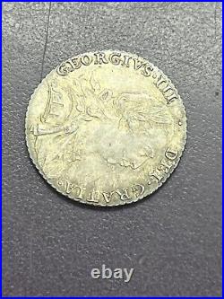 1787 Great Britain George III 1 Shilling Silver! Nice! KM#606.2