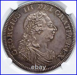1804 GREAT BRITAIN UK George III Silver BANK DOLLAR 5 Shillings Coin NGC i89600