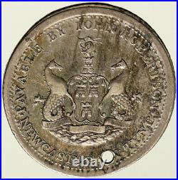 1811 GREAT BRITAIN England ROBERTS Newcastle SILVER Shilling Token Coin i104206