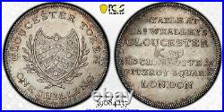 1811 Great Britain Gloucester JA Whalley's Shilling Token Dalton-11 PCGS AU55
