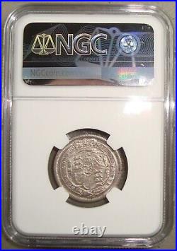 1816 Great Britain, George III Silver Shilling NGC MS64
