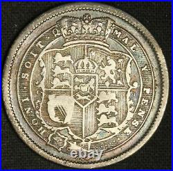 1816 UK (Great Britain) Silver Shilling Free Shipping USA