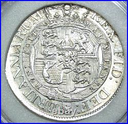 1817 Great Britain. 925 Silver 1/2 Crown UNC with luster in Airtight cap #383G