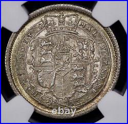 1817 Great Britain Silver 1 Shilling NGC MS 64