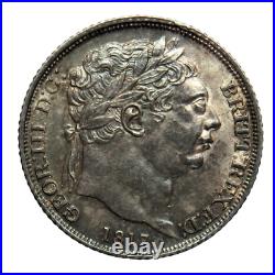 1817 King George III Silver Sixpence Coin Great Britain
