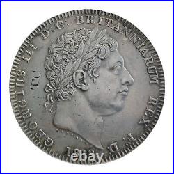 1818 Great Britain Crown George III Large Thaler Sized Silver English Coin