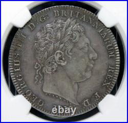 1818 LIX Great Britain Crown NGC AU58 Silver with HD Video in Description
