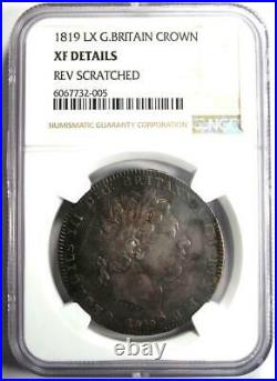 1819 Great Britain England George III Crown Coin Certified NGC XF Details (EF)