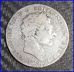 1819 Great Britain GEORGIUS III Crown LIX silver coin