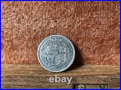 1820 Great Britain 1 Shilling Silver GEORGE III OVER 200 Years Old! AU Cond