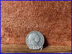 1820 Great Britain 1 Shilling Silver GEORGE III OVER 200 Years Old! AU Cond