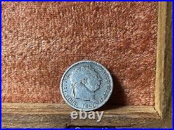 1820 Great Britain 1 Shilling Silver GEORGE III OVER 200 Years Old! AU Cond