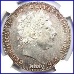 1820 Great Britain England George III Crown Coin. NGC Uncirculated Detail UNC MS