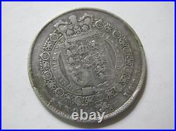 1823 Silver Half Crown Great Britain King George IV English Coin. 925 Ag #23.1