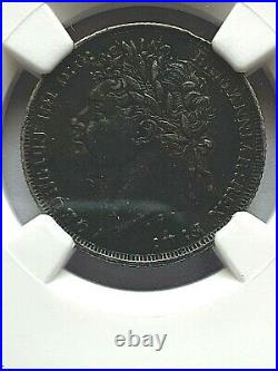 1824 Great Britain Silver Shilling. Certified NGC XF Details