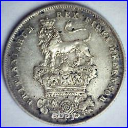 1829 Great Britain Silver Shilling Coin Circulated You Grade George IV Nice One