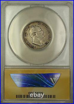 1837 Great Britain Silver Shilling Coin ANACS VF-30