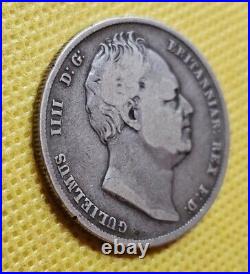 1837 Halfcrown William IV British Silver Coin