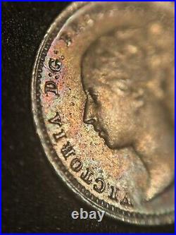 1840 Britannia Groat Victoria 4 Pence Silver British