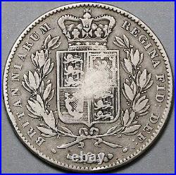 1844 Victoria Crown Great Britain Silver Coin 94K minted (2210401S)