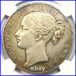 1847 Great Britain England Victoria Crown Coin Certified NGC XF40 (EF40)