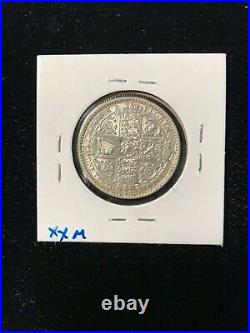 1849 Great Britain One Florin Gothic Style