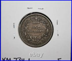 1851 Great Britain 1 Silver Shilling VF Nice Silver Coin