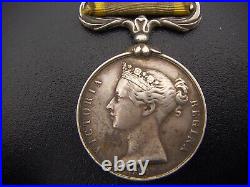 1854 GREAT BRITAIN ENGLAND UNITED KINGDOM THE CRIMEA WAR MEDAL SILVER withRIBBON
