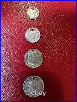 1862 Great britain silver coins