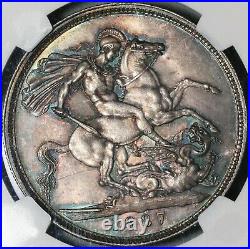 1887 NGC MS 63 Victoria Crown Great Britain Silver St. George Coin (21022103C)