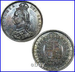 1887'specimen' Set Victoria British Silver Coins Superb