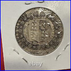 1891 Great Britain Silver Queen Victoria Crown