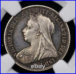 1893 Great Britain Proof Silver Shilling NGC PF 64