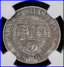 1893 Great Britain Proof Silver Shilling NGC PF 64